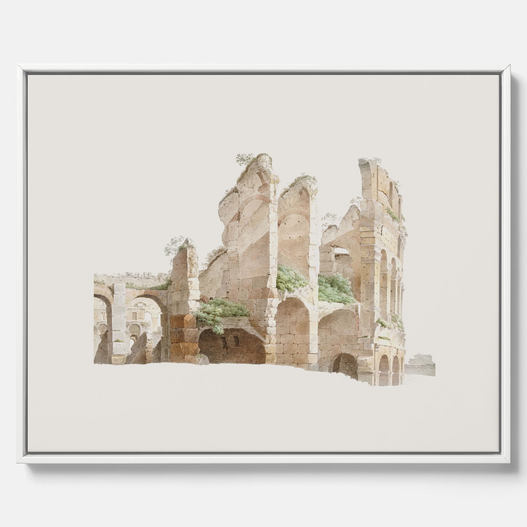 Colosseum i Rom canvastavla – Historisk tavla med arkitektur
