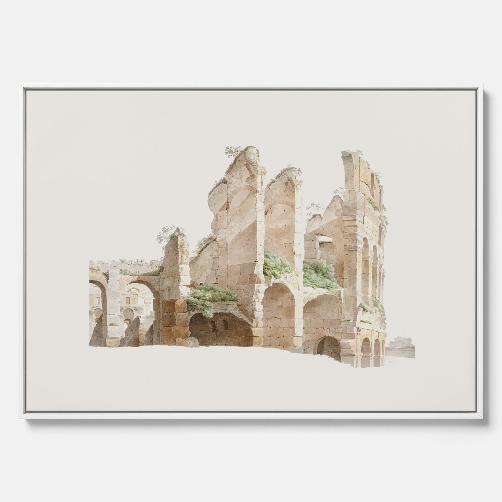 Colosseum i Rom canvastavla – Historisk tavla med arkitektur
