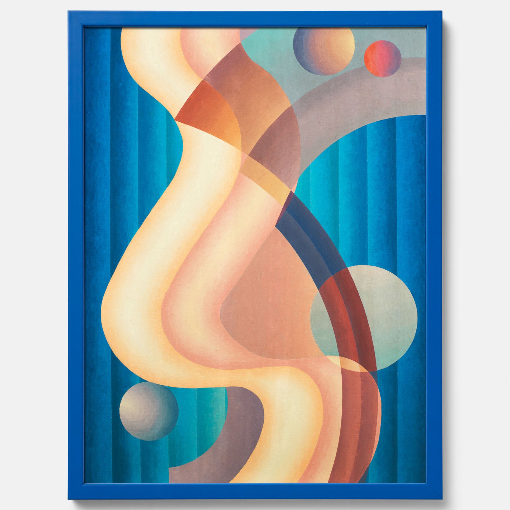 Composition no. 61 – Abstrakt poster av konstnären Stuart Walker