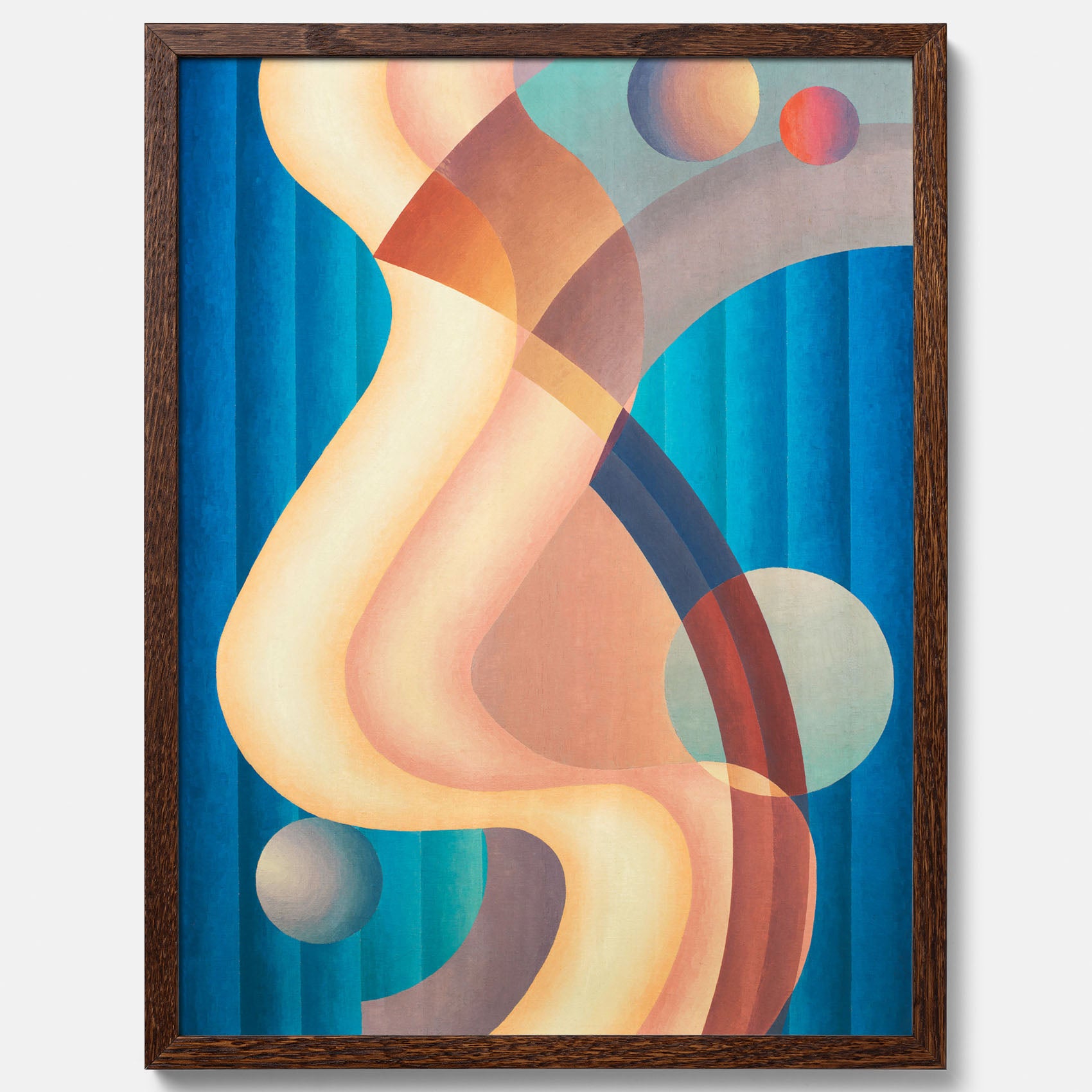 Composition no. 61 – Abstrakt poster av konstnären Stuart Walker