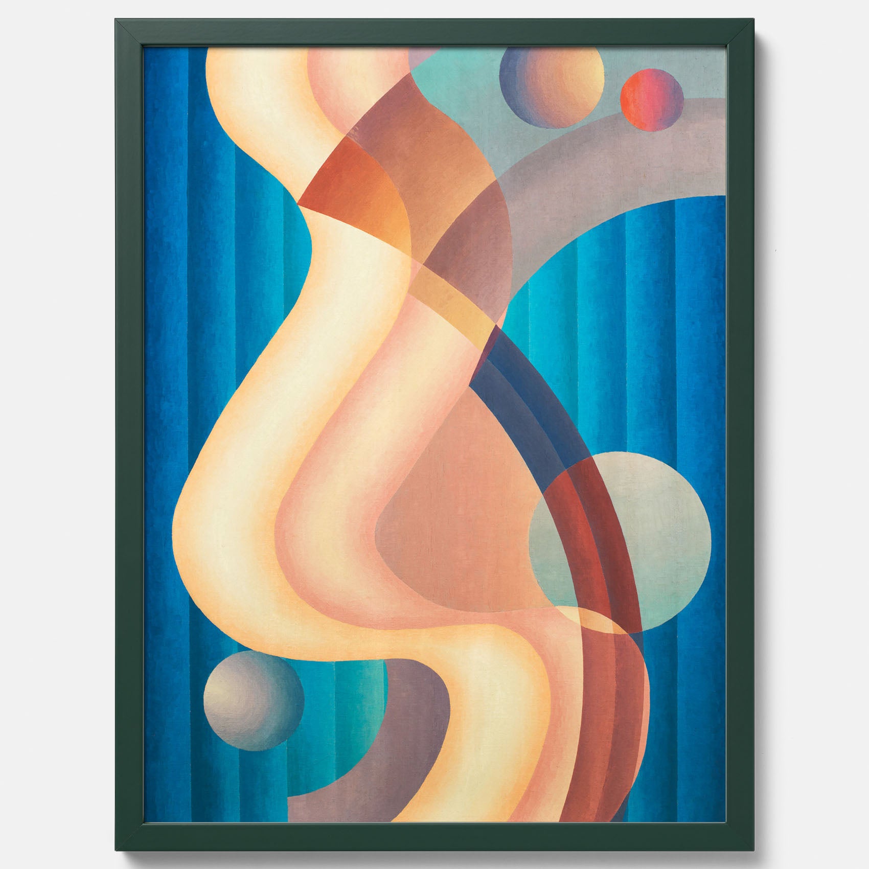Composition no. 61 – Abstrakt poster av konstnären Stuart Walker