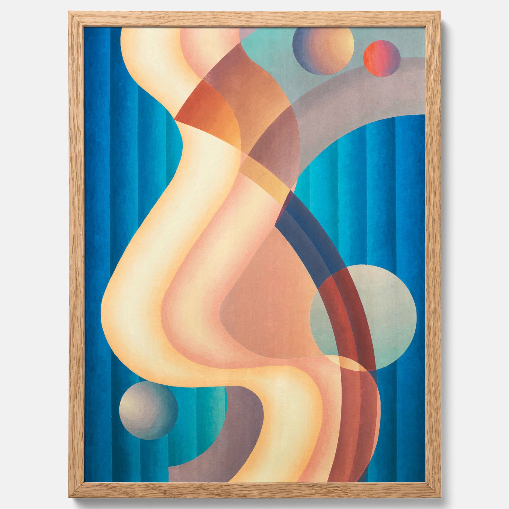Composition no. 61 – Abstrakt poster av konstnären Stuart Walker
