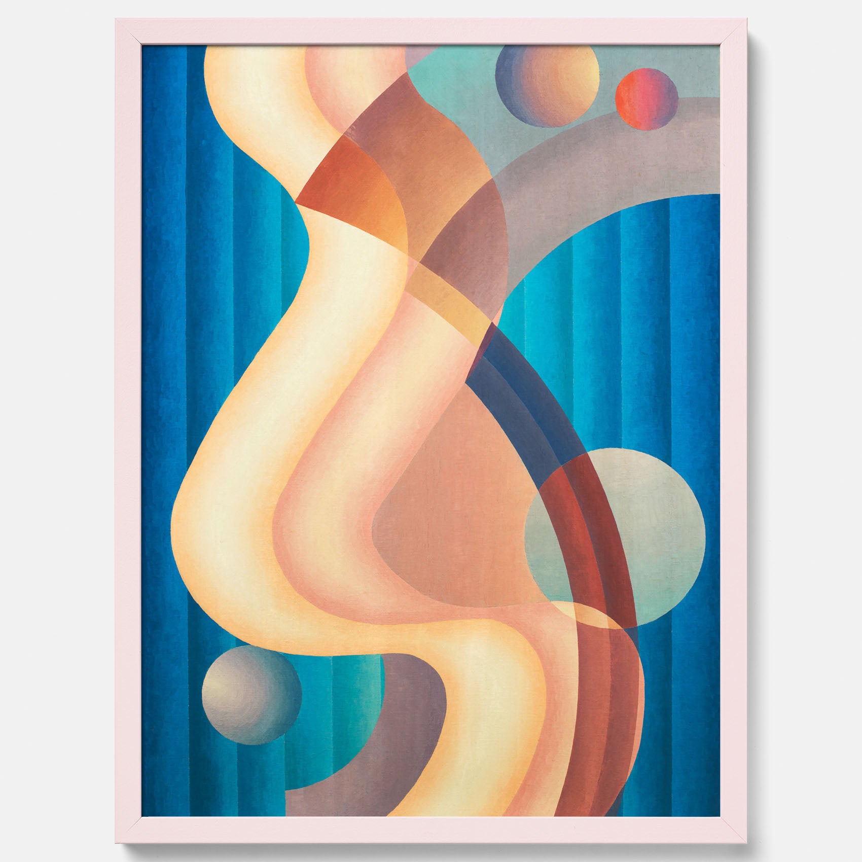 Composition no. 61 – Abstrakt poster av konstnären Stuart Walker