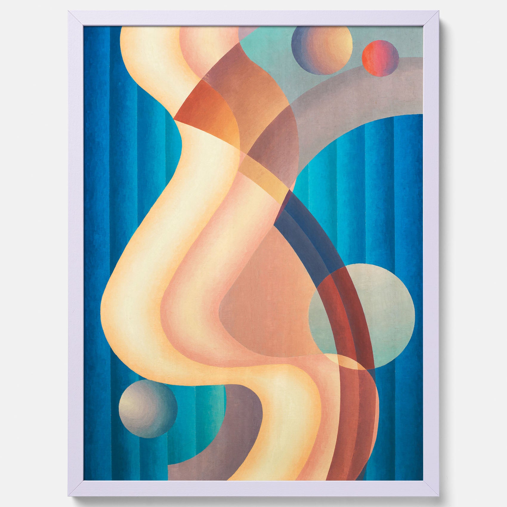 Composition no. 61 – Abstrakt poster av konstnären Stuart Walker