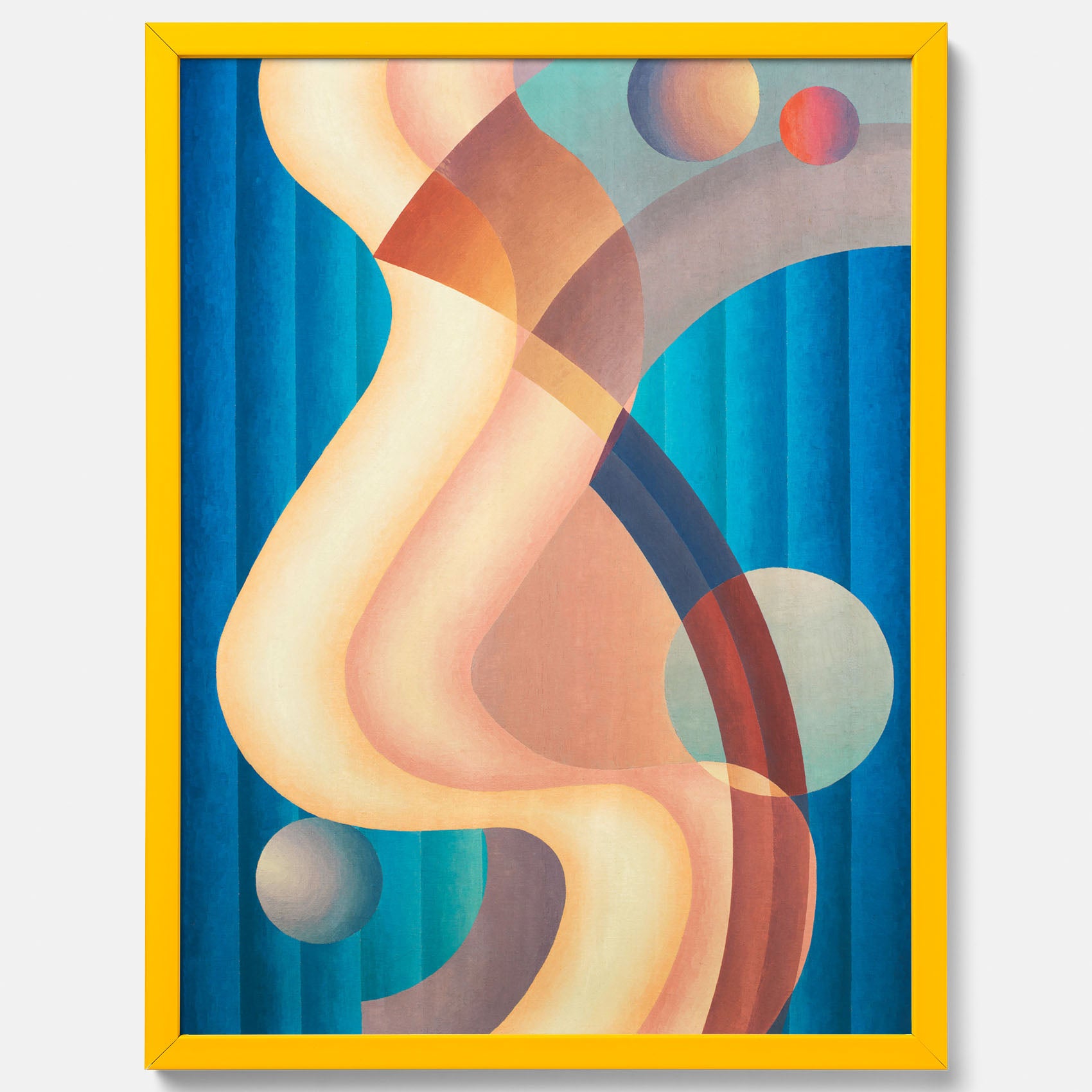 Composition no. 61 – Abstrakt poster av konstnären Stuart Walker