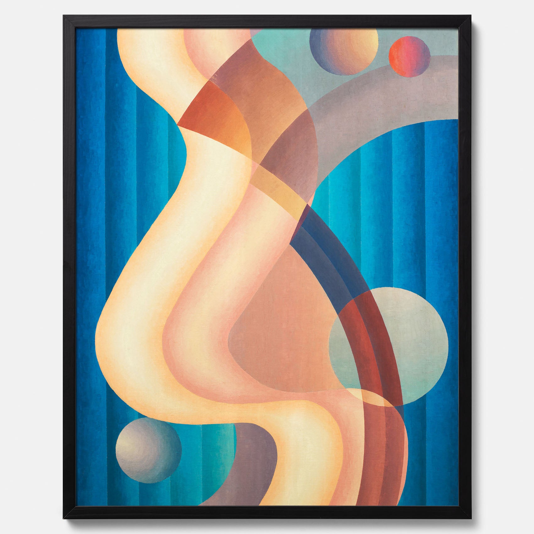 Composition no. 61 – Abstrakt poster av konstnären Stuart Walker