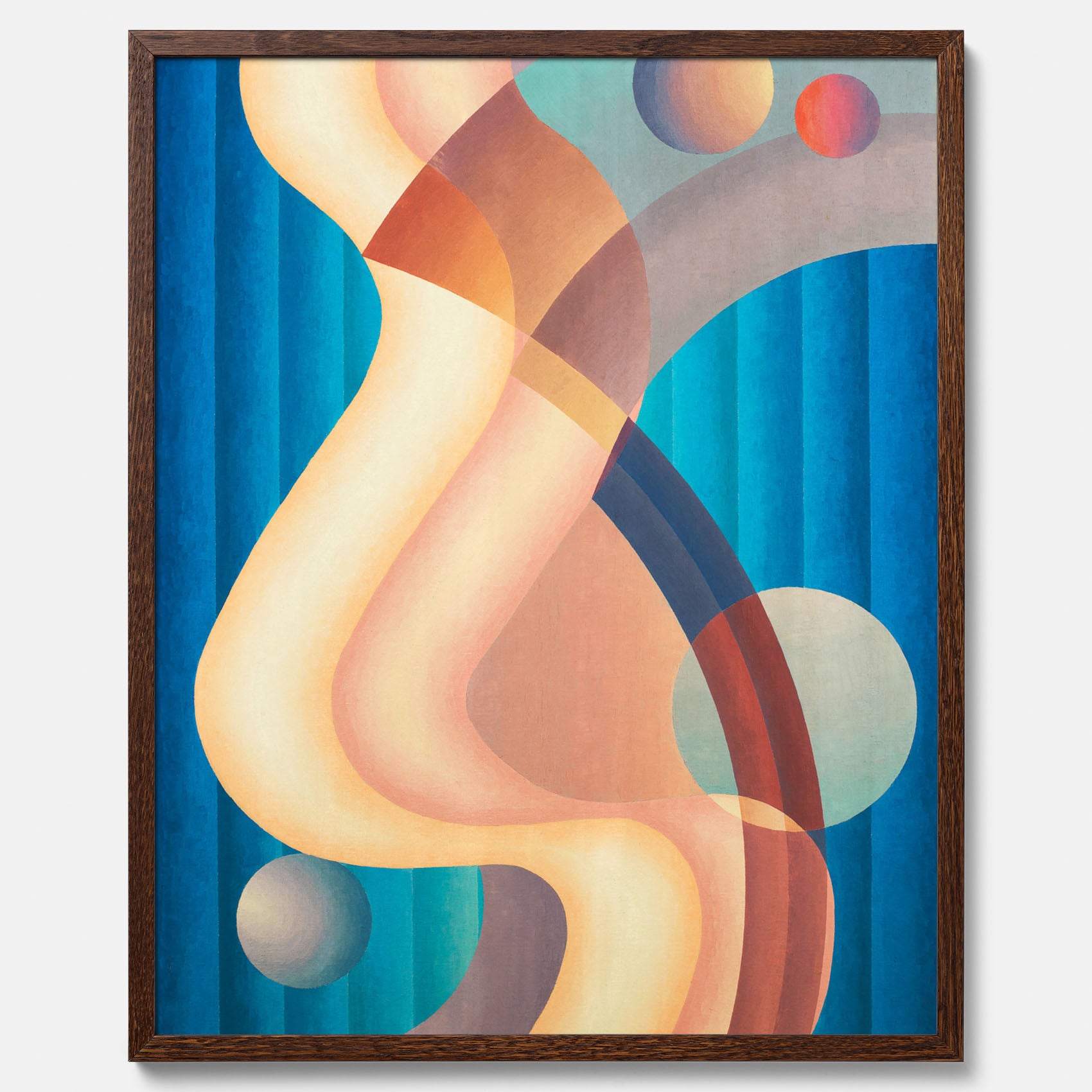 Composition no. 61 – Abstrakt poster av konstnären Stuart Walker