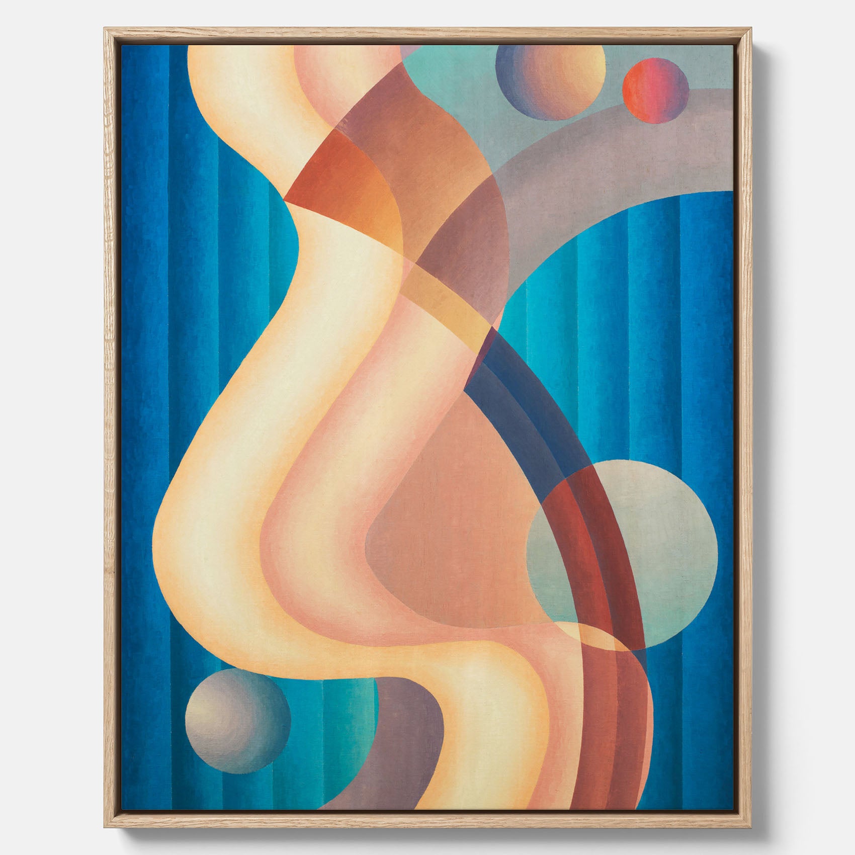 Composition no. 61 – Abstrakt poster av konstnären Stuart Walker canvas