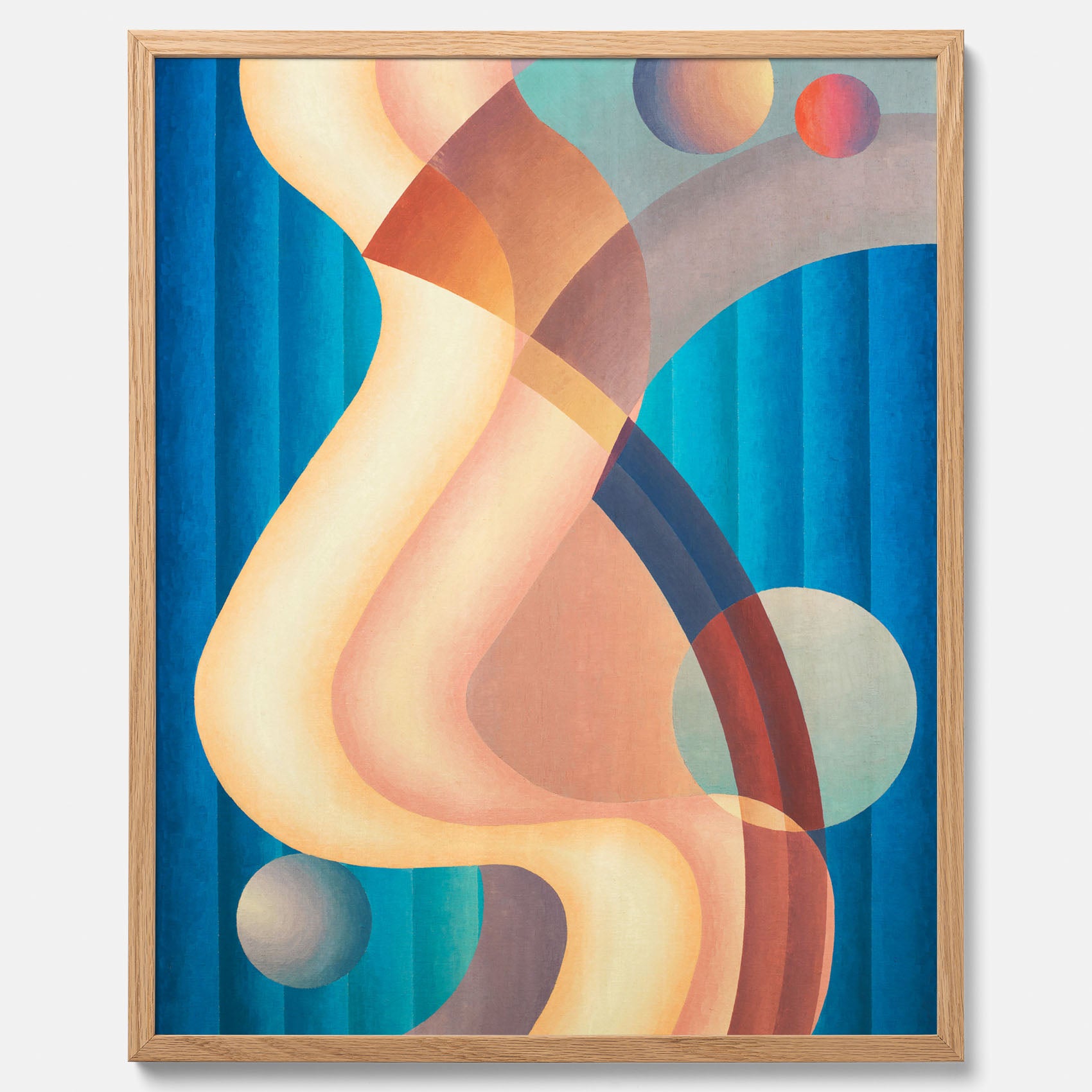 Composition no. 61 – Abstrakt poster av konstnären Stuart Walker