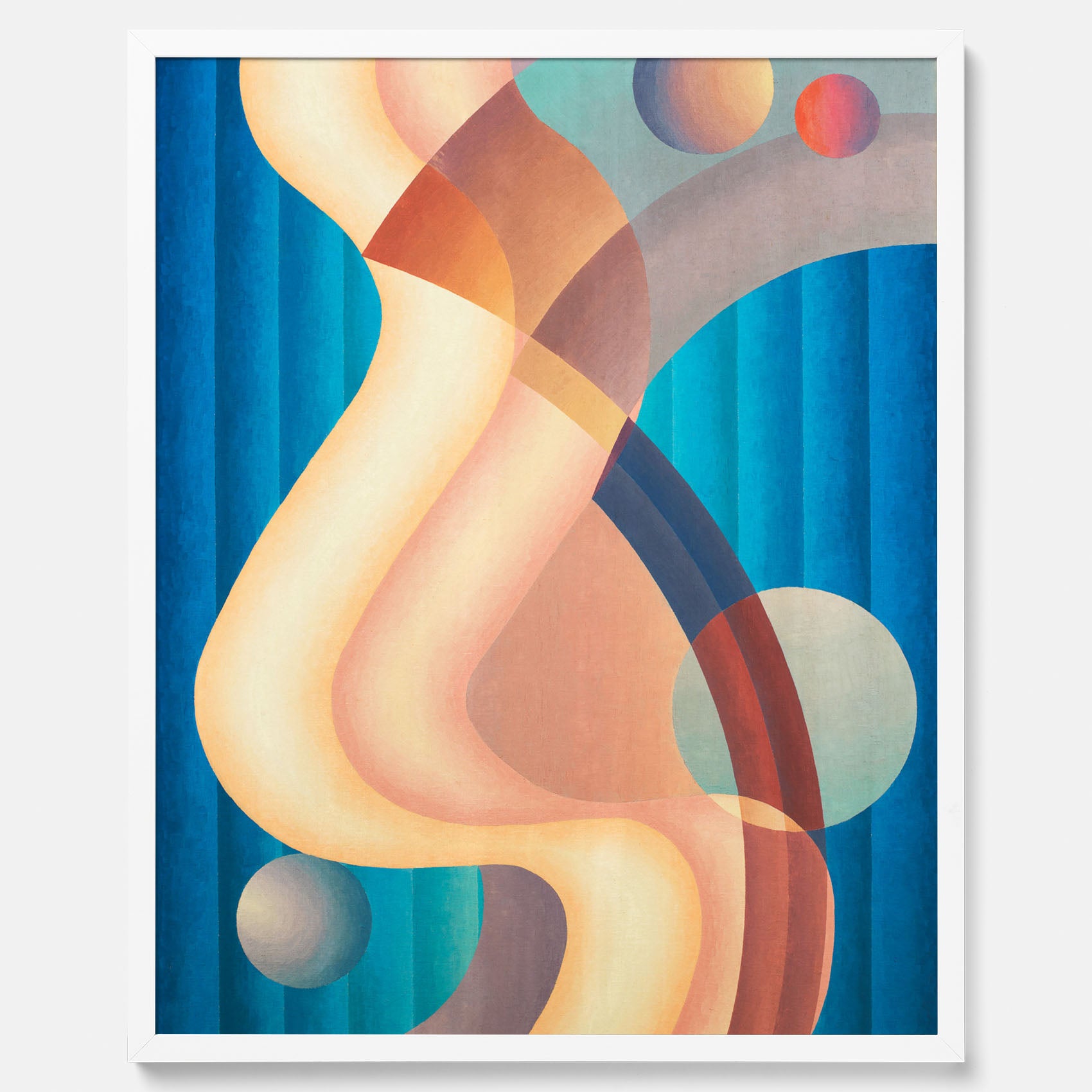 Composition no. 61 – Abstrakt poster av konstnären Stuart Walker