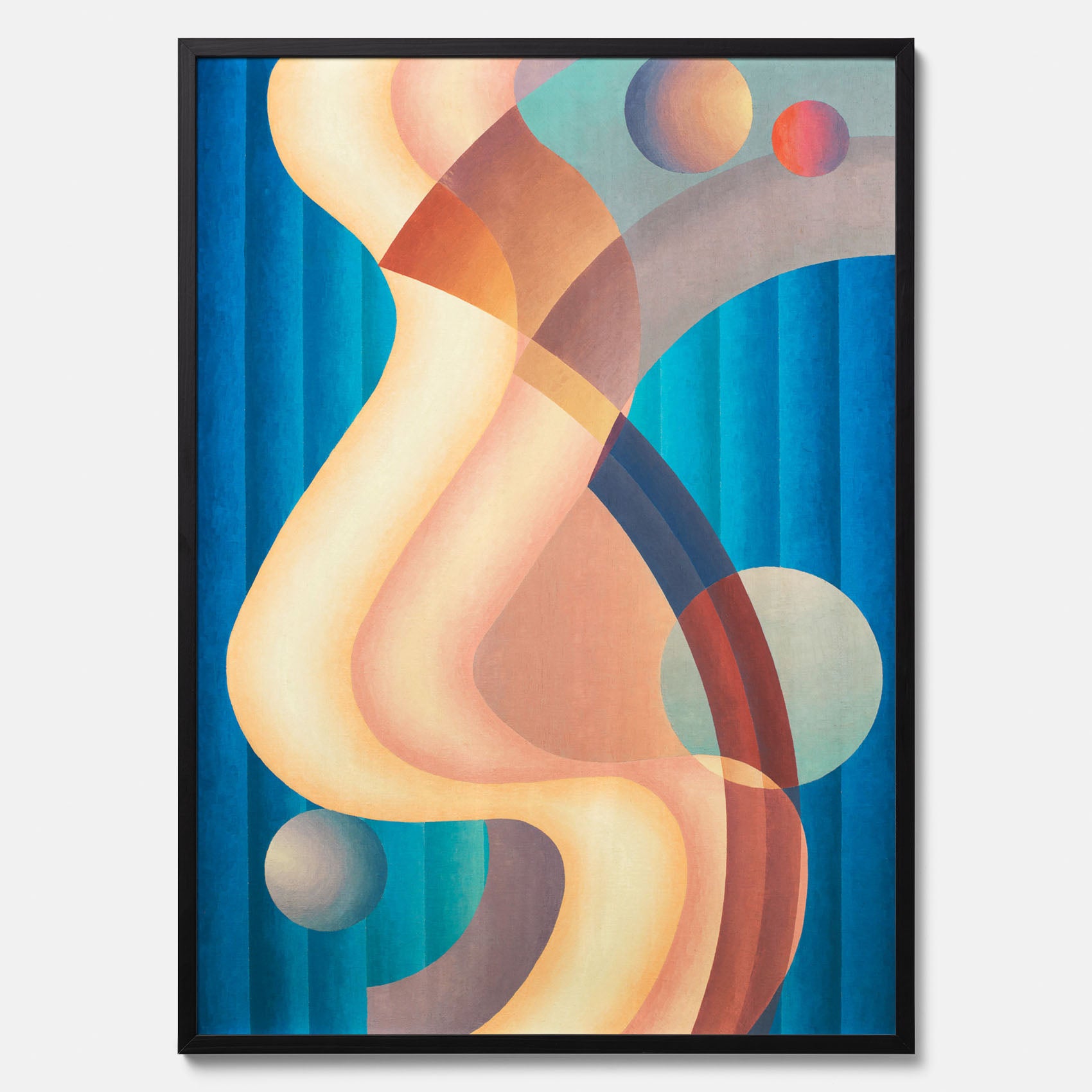 Composition no. 61 – Abstrakt poster av konstnären Stuart Walker