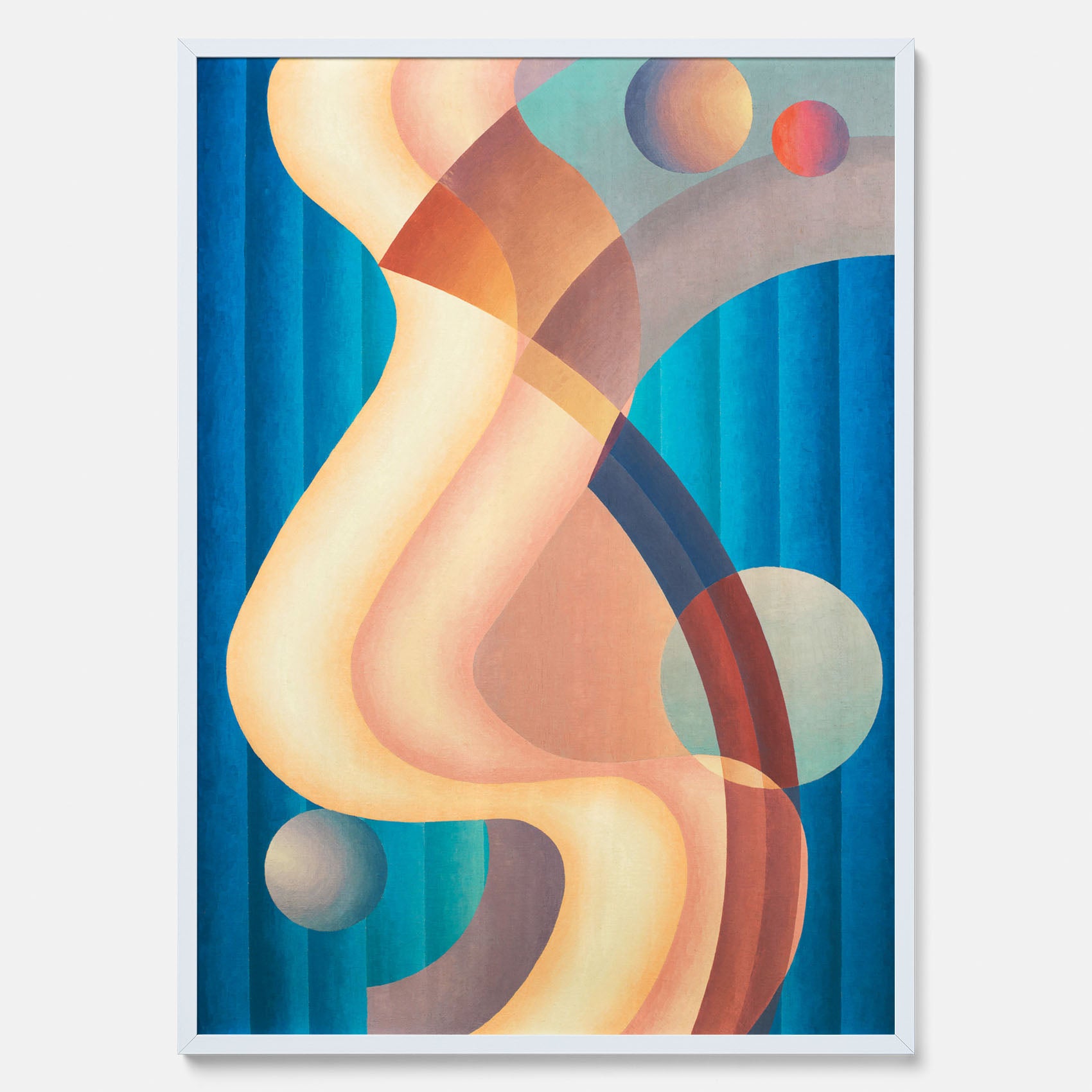 Composition no. 61 – Abstrakt poster av konstnären Stuart Walker