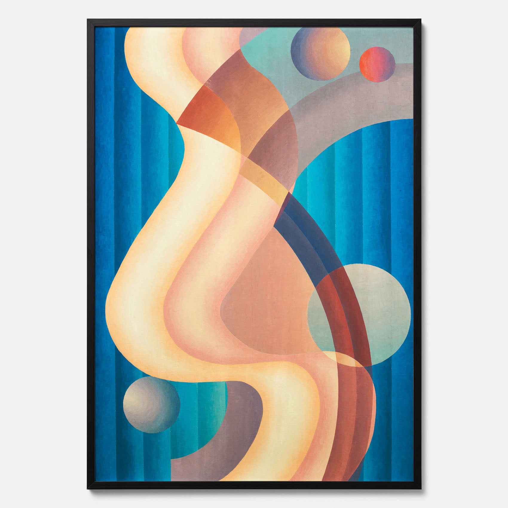 Composition no. 61 – Abstrakt poster av konstnären Stuart Walker