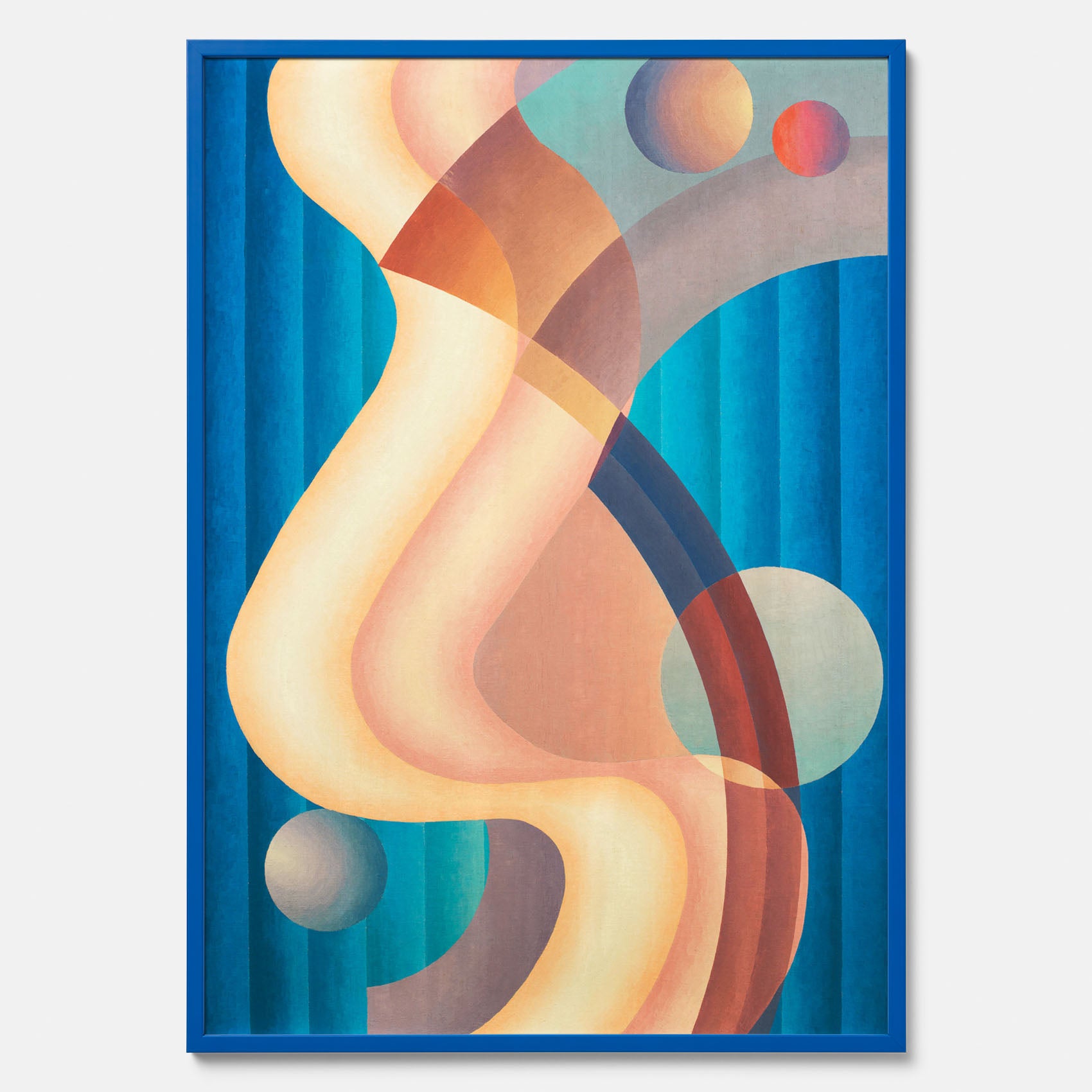 Composition no. 61 – Abstrakt poster av konstnären Stuart Walker