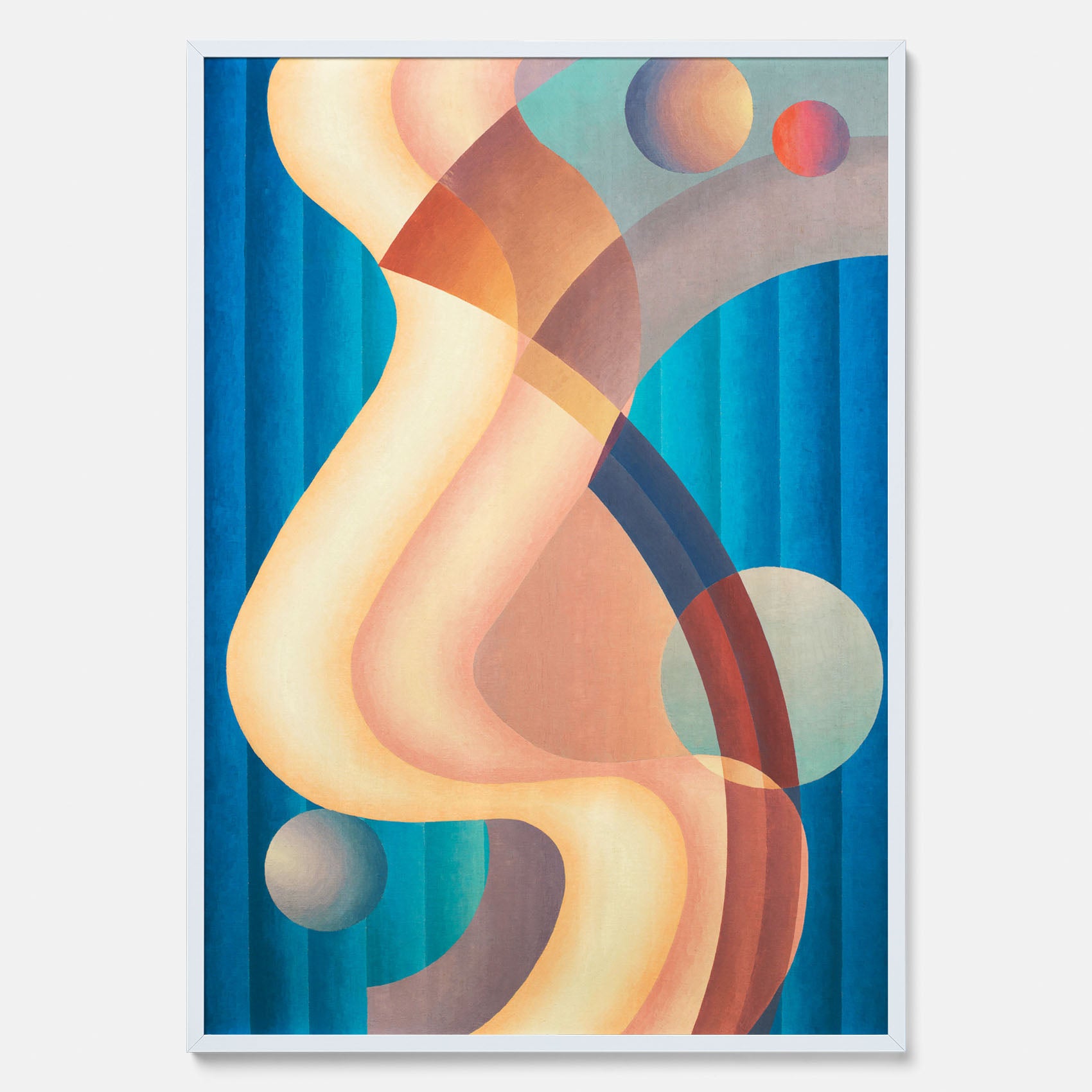 Composition no. 61 – Abstrakt poster av konstnären Stuart Walker