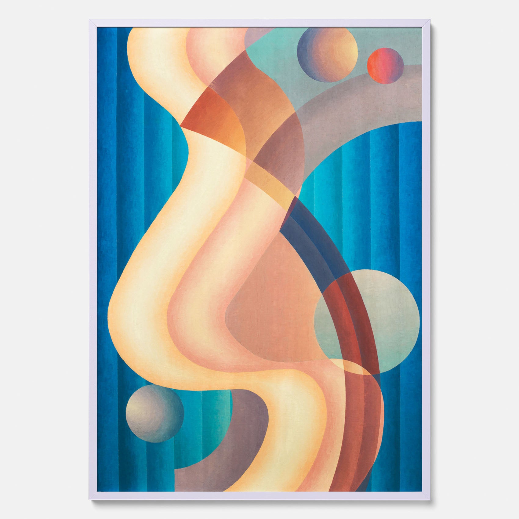 Composition no. 61 – Abstrakt poster av konstnären Stuart Walker