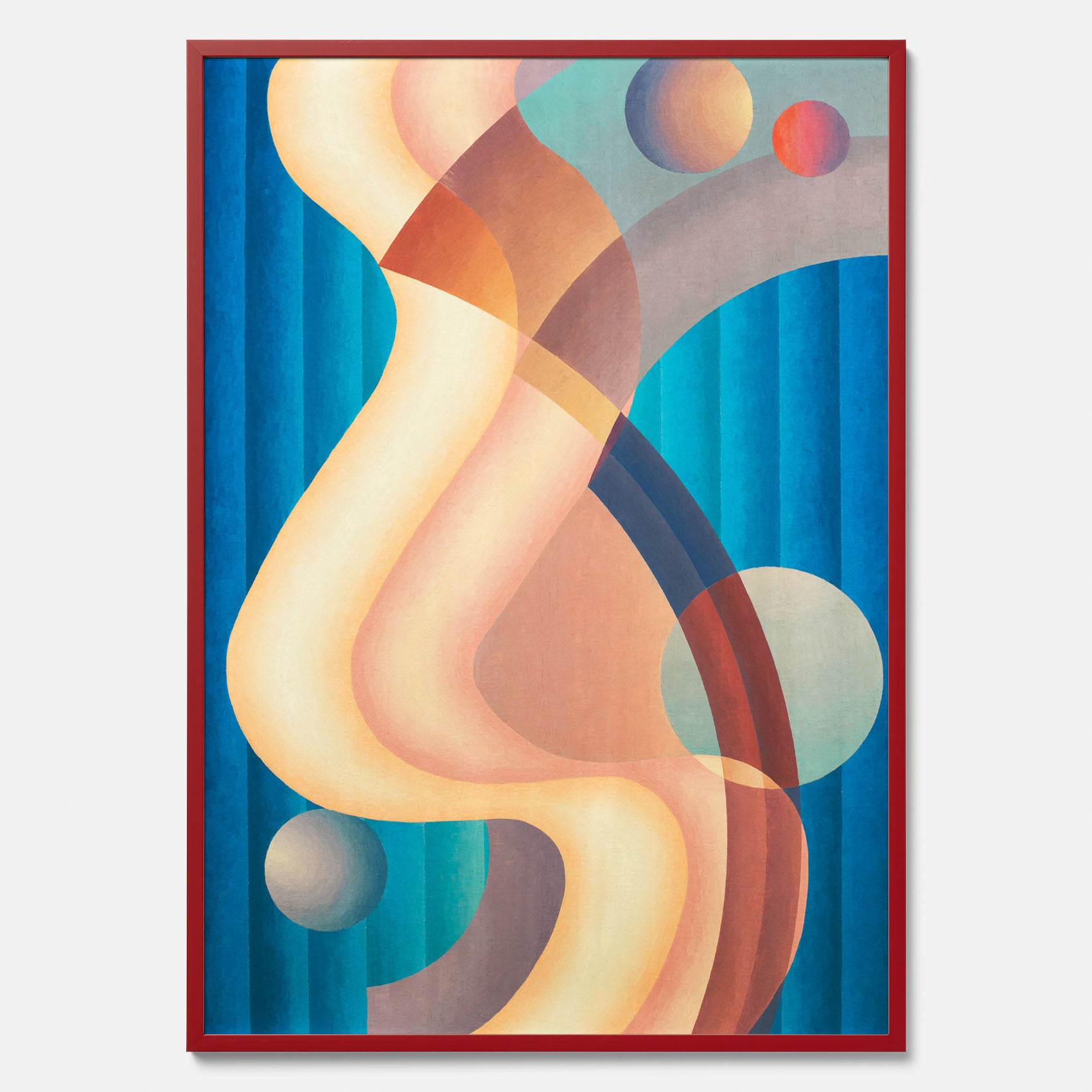Composition no. 61 – Abstrakt poster av konstnären Stuart Walker