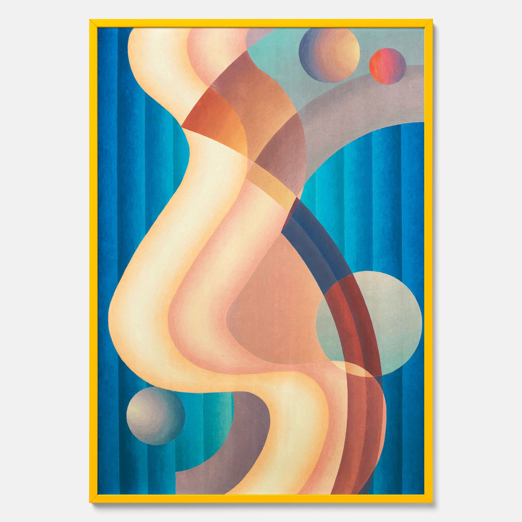 Composition no. 61 – Abstrakt poster av konstnären Stuart Walker
