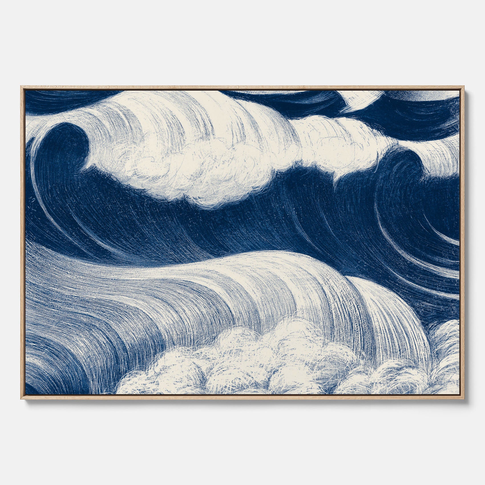 "The Wave" canvas – C. R. W. Nevinson – Japansk konst