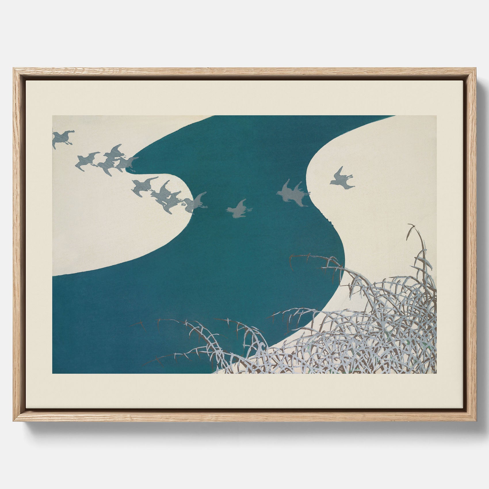 Tavla med "Birds" canvas – Kamisaka Sekka – Japansk konst