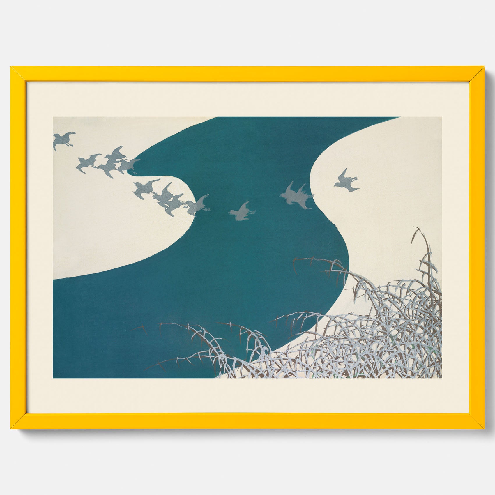 Tavla med "Birds" poster – Kamisaka Sekka – Japansk konst