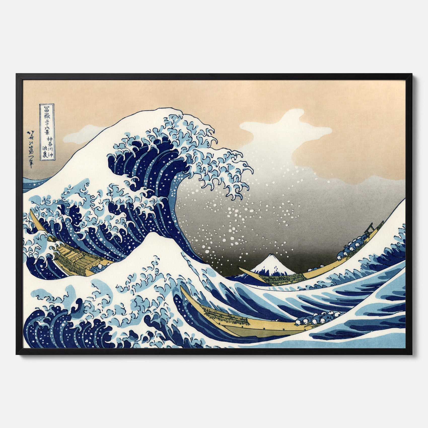 Tavla med The Great Wave off Kanagawa poster – Katsushika Hokusai – Japansk konst