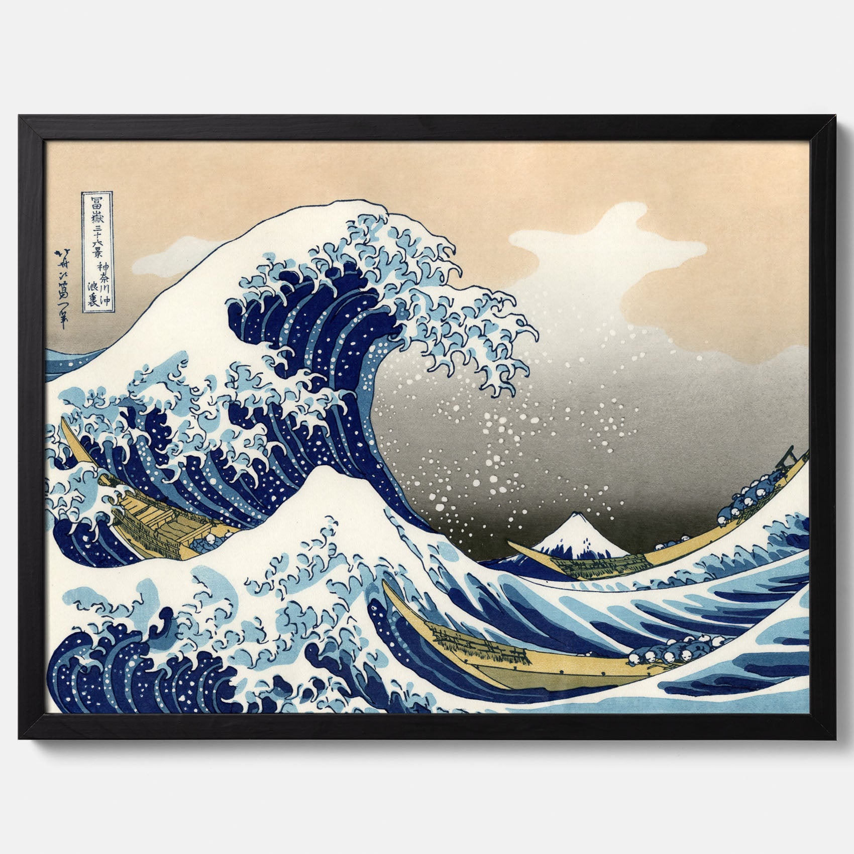 Tavla med The Great Wave off Kanagawa poster – Katsushika Hokusai – Japansk konst