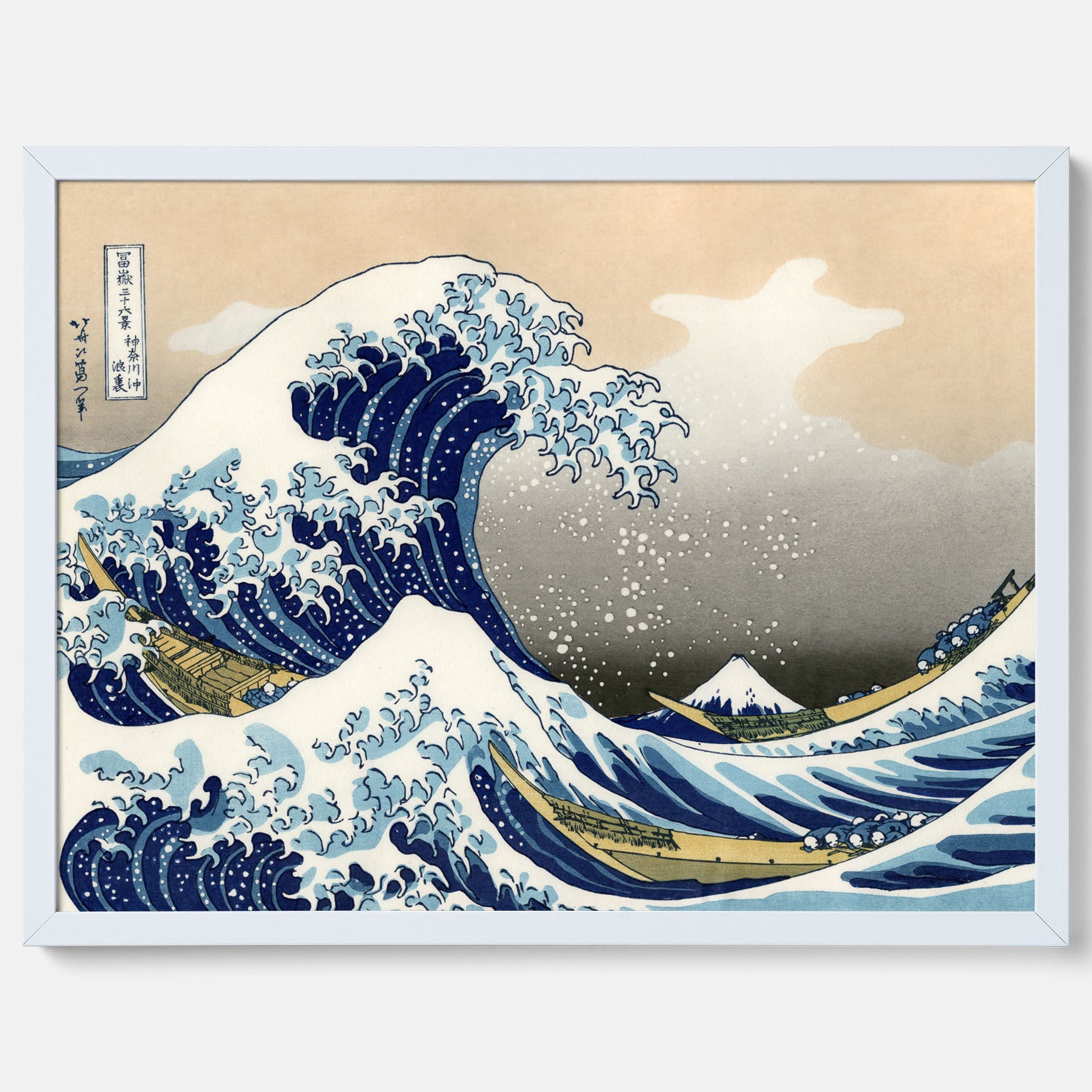 Tavla med The Great Wave off Kanagawa poster – Katsushika Hokusai – Japansk konst