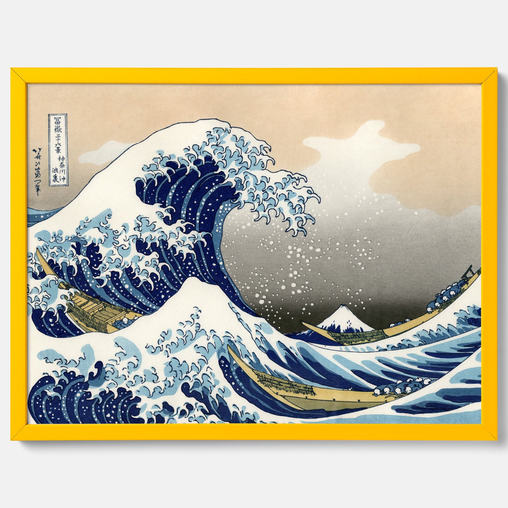 Tavla med The Great Wave off Kanagawa poster – Katsushika Hokusai – Japansk konst