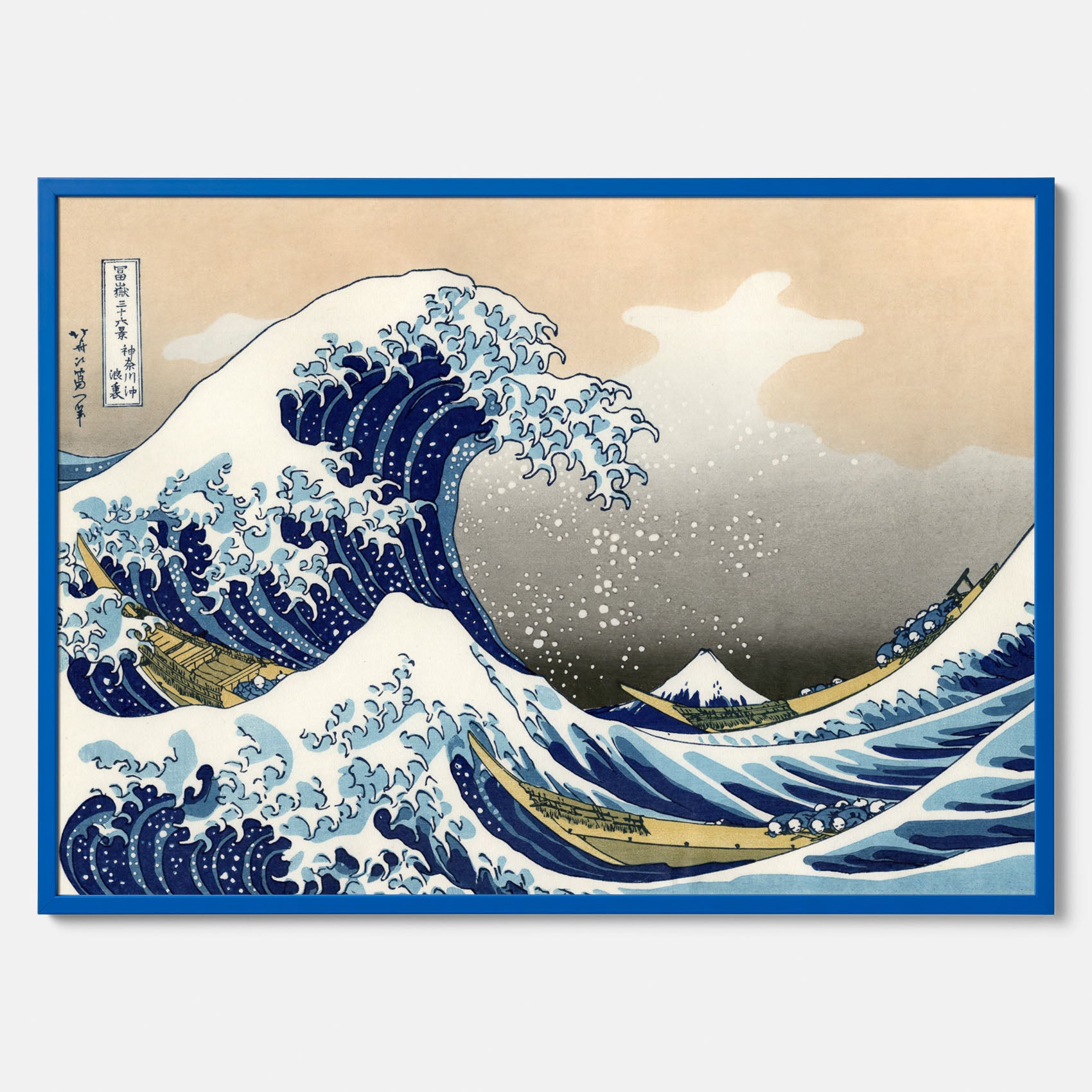 Tavla med The Great Wave off Kanagawa poster – Katsushika Hokusai – Japansk konst