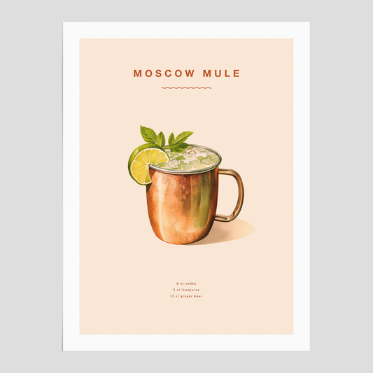 Poster med Moscow Mule.