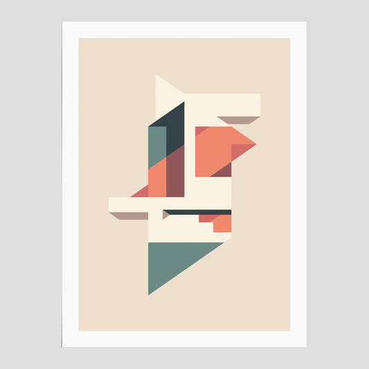 Abstract architecture No.1 poster – Abstrakt illustration
