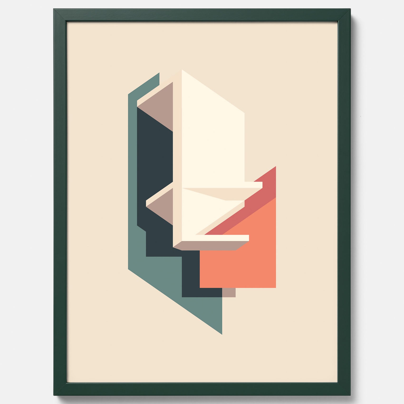 Abstract architecture No.2 poster – Abstrakt illustration