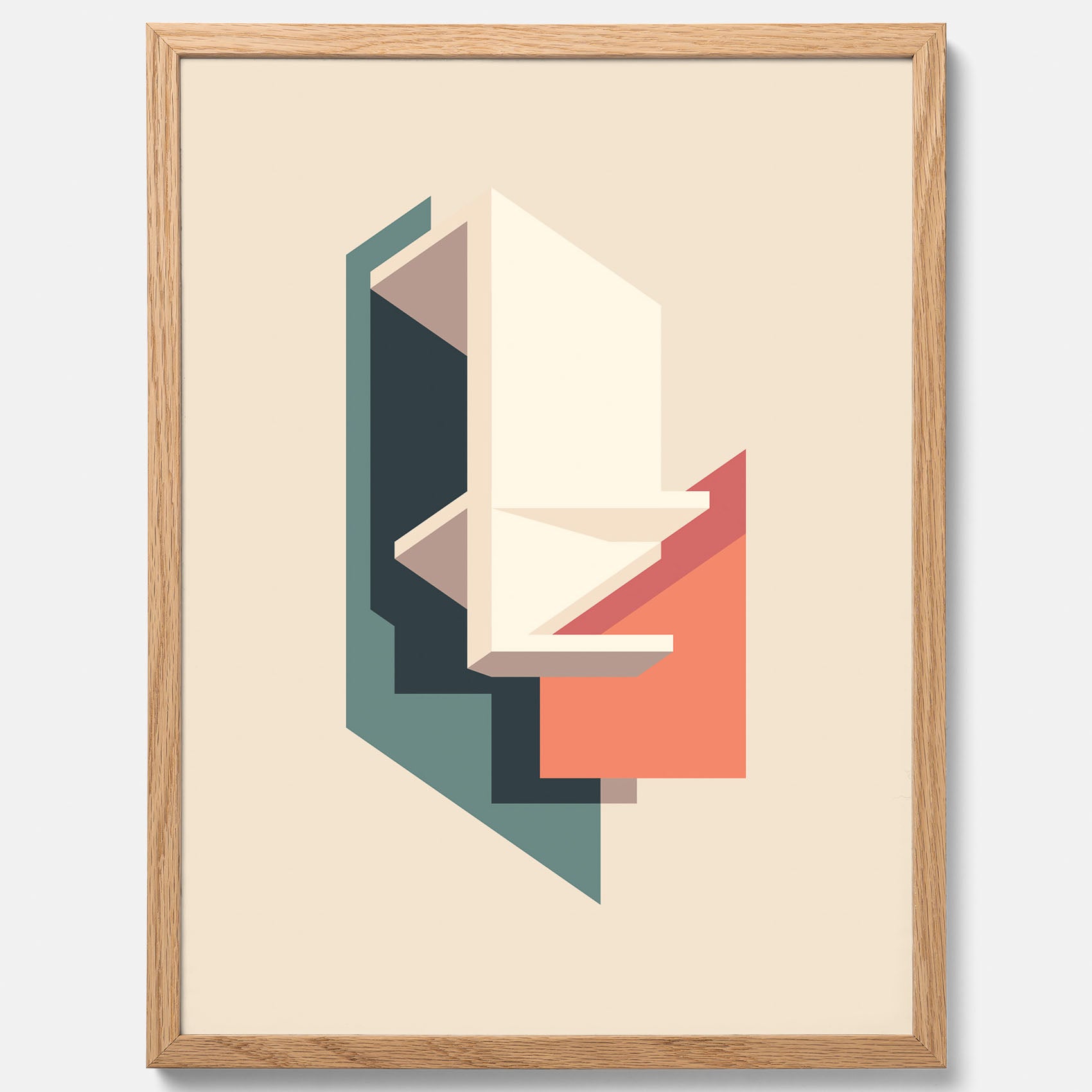 Abstract architecture No.2 poster – Abstrakt illustration