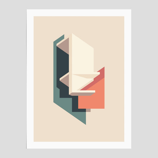 Abstract architecture No.2 poster – Abstrakt illustration