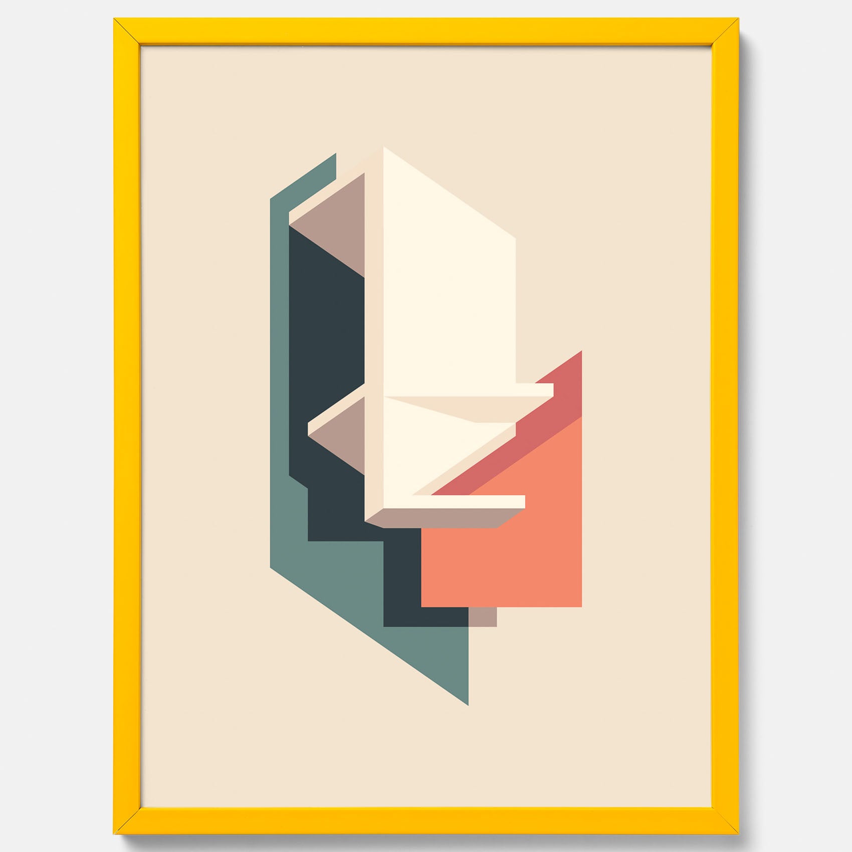 Abstract architecture No.2 poster – Abstrakt illustration