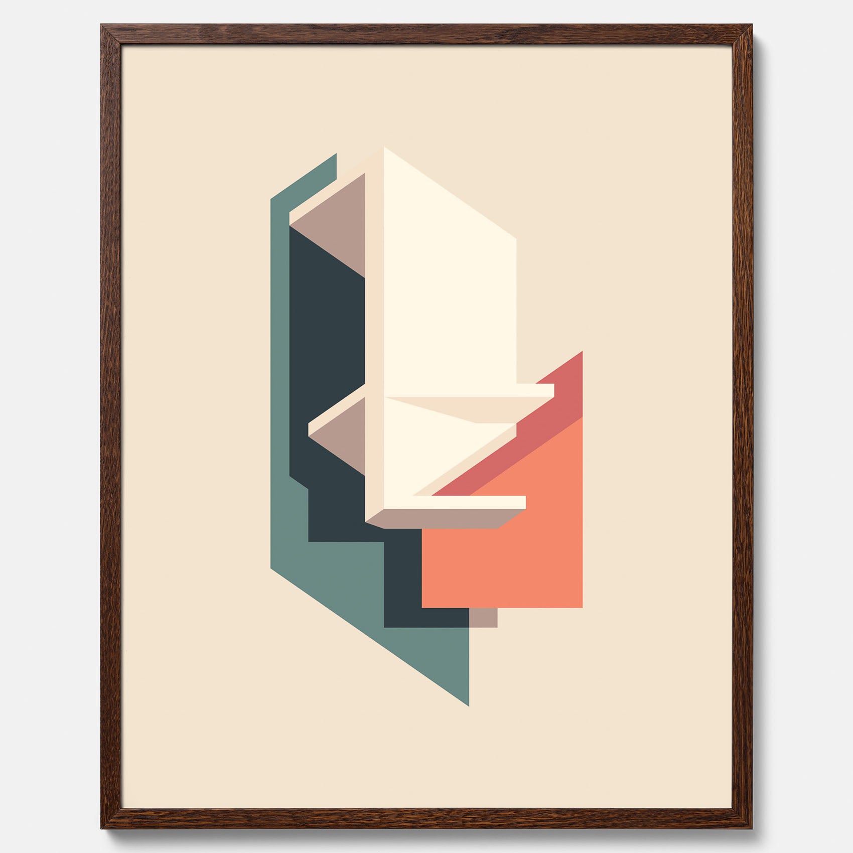 Abstract architecture No.2 poster – Abstrakt illustration