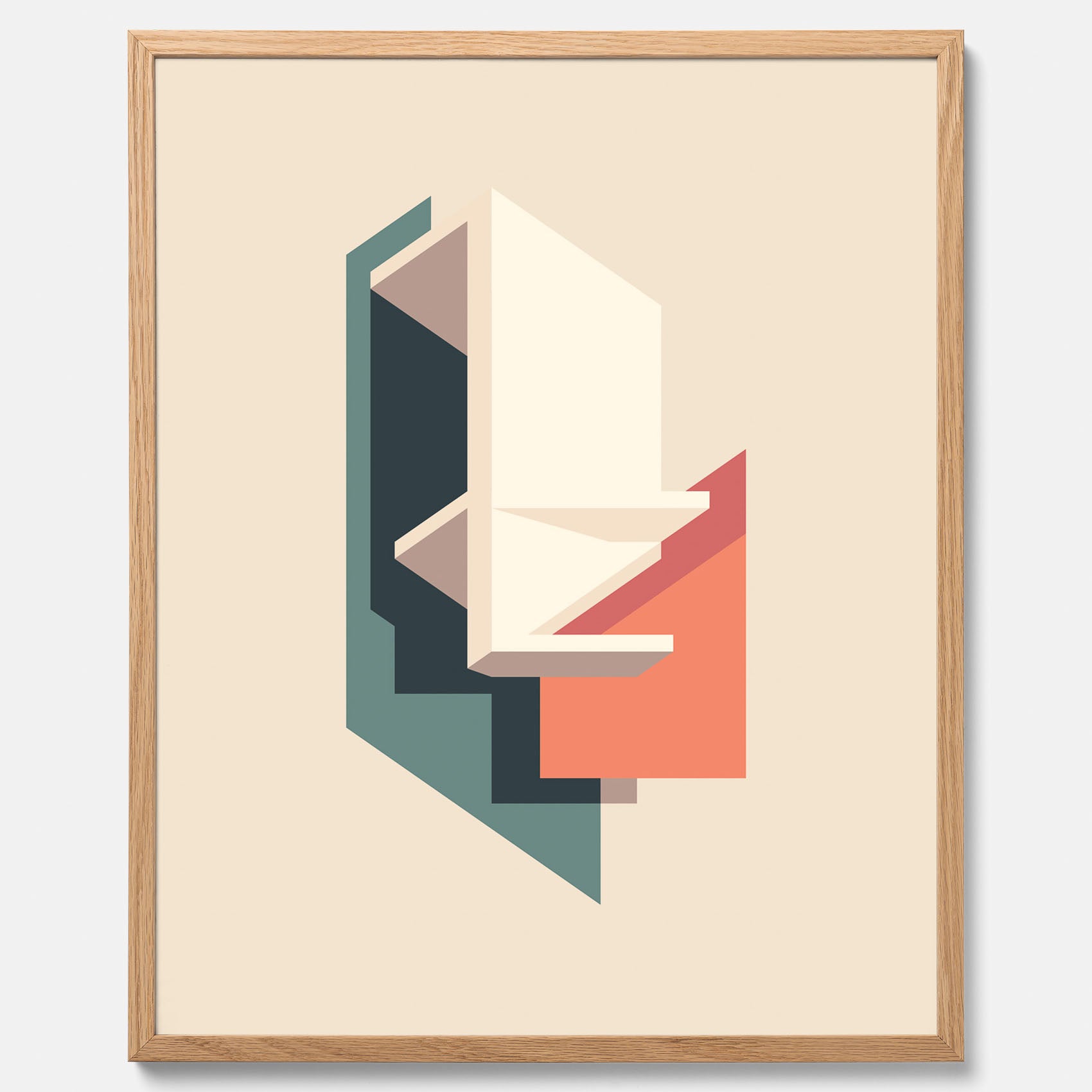 Abstract architecture No.2 poster – Abstrakt illustration