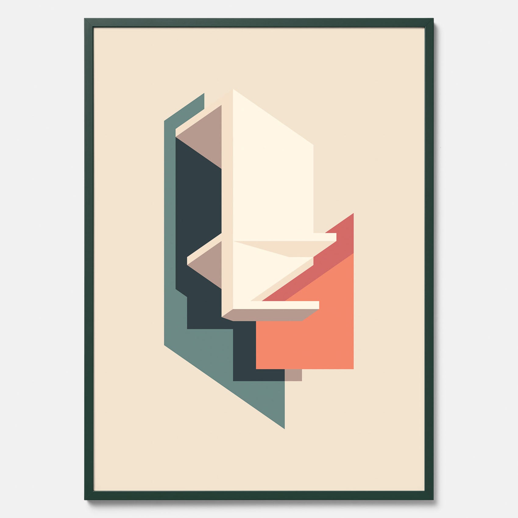Abstract architecture No.2 poster – Abstrakt illustration