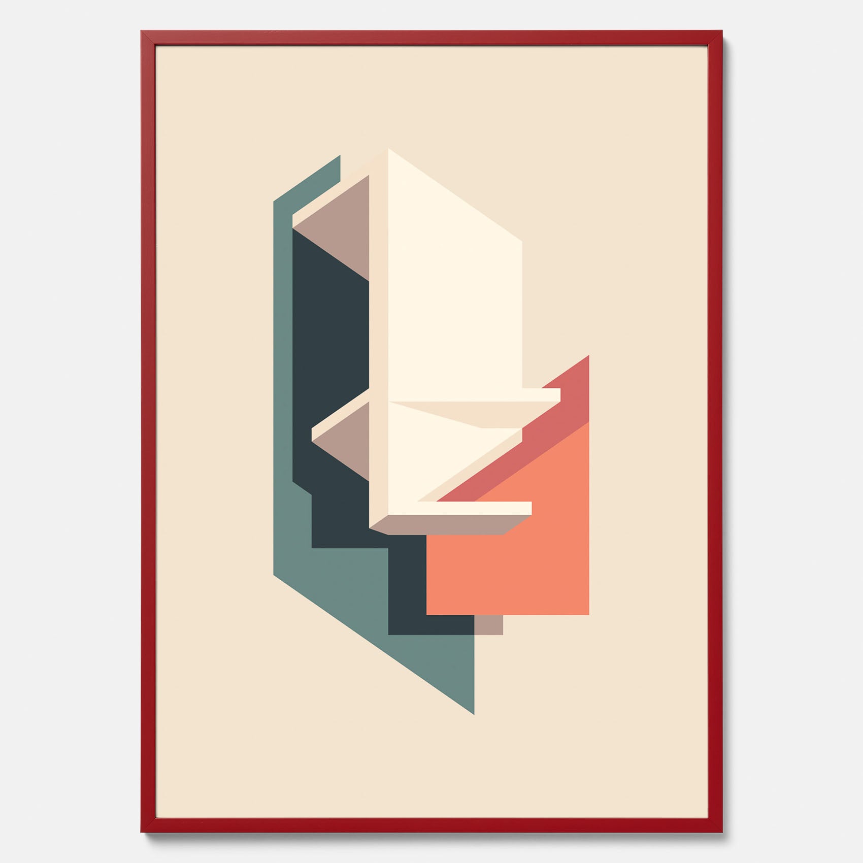Abstract architecture No.2 poster – Abstrakt illustration