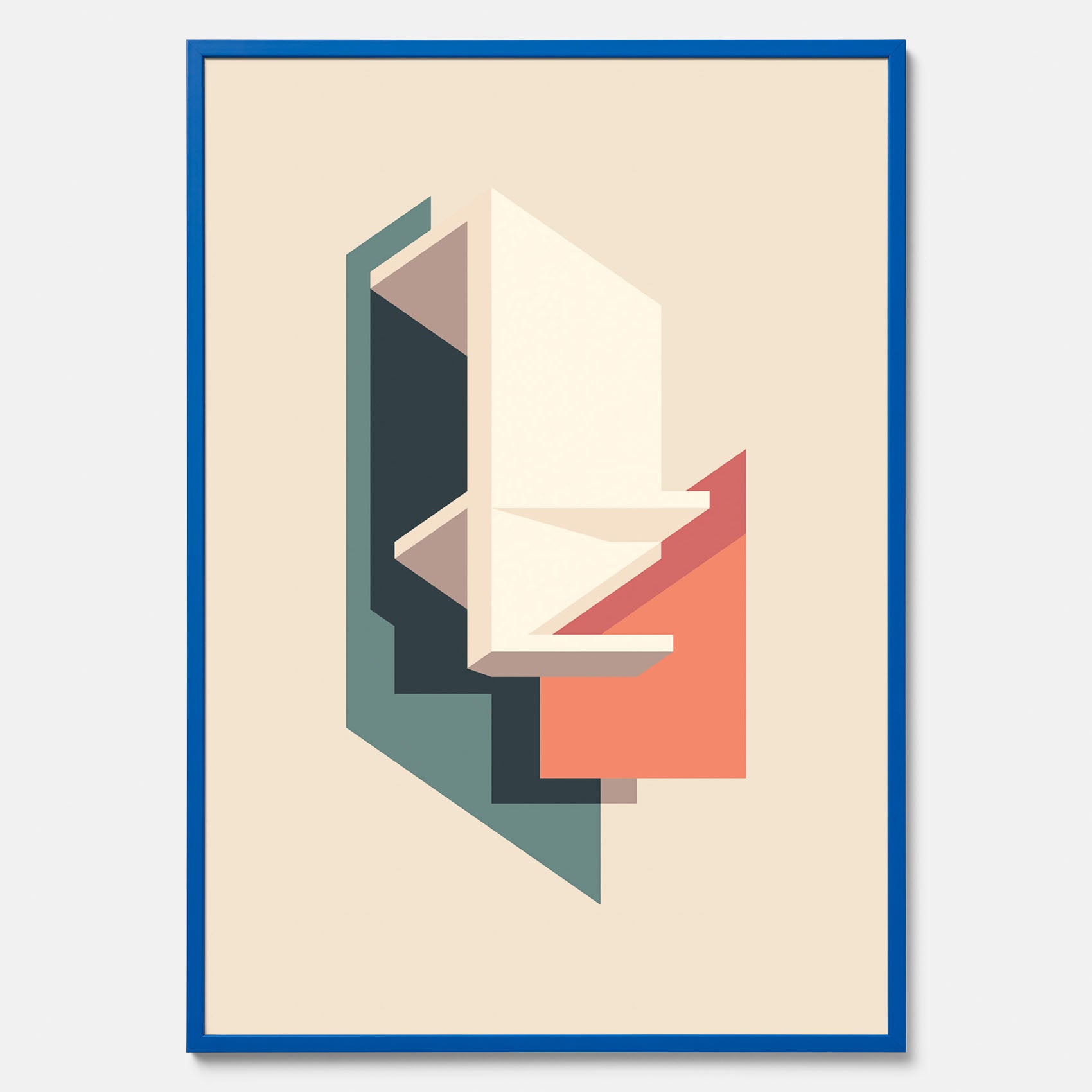Abstract architecture No.2 poster – Abstrakt illustration