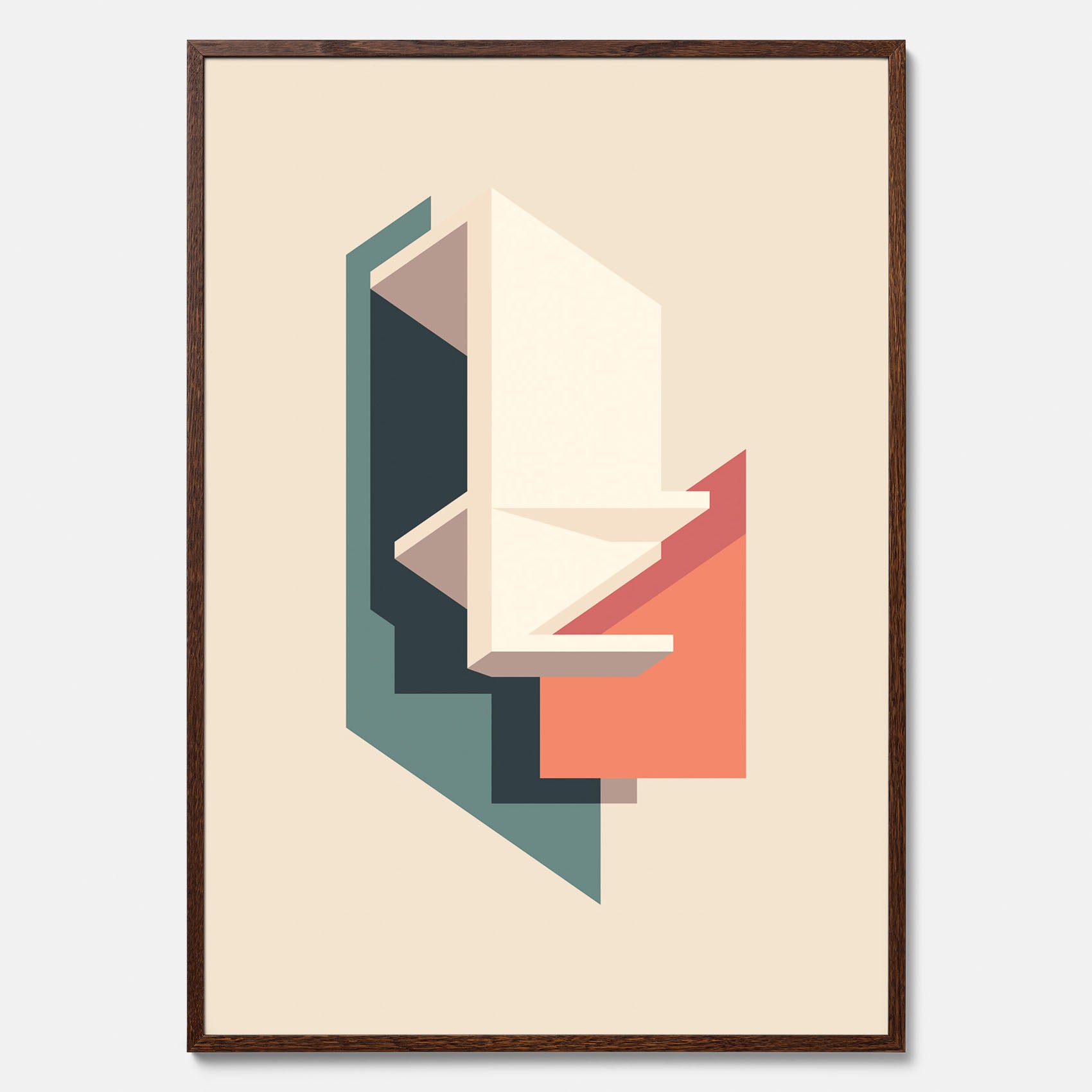 Abstract architecture No.2 poster – Abstrakt illustration