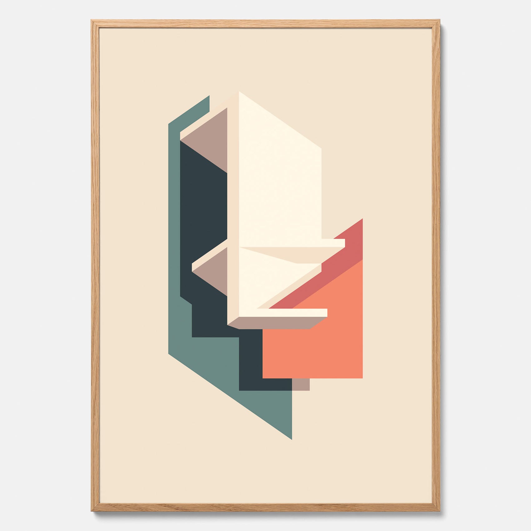 Abstract architecture No.2 poster – Abstrakt illustration