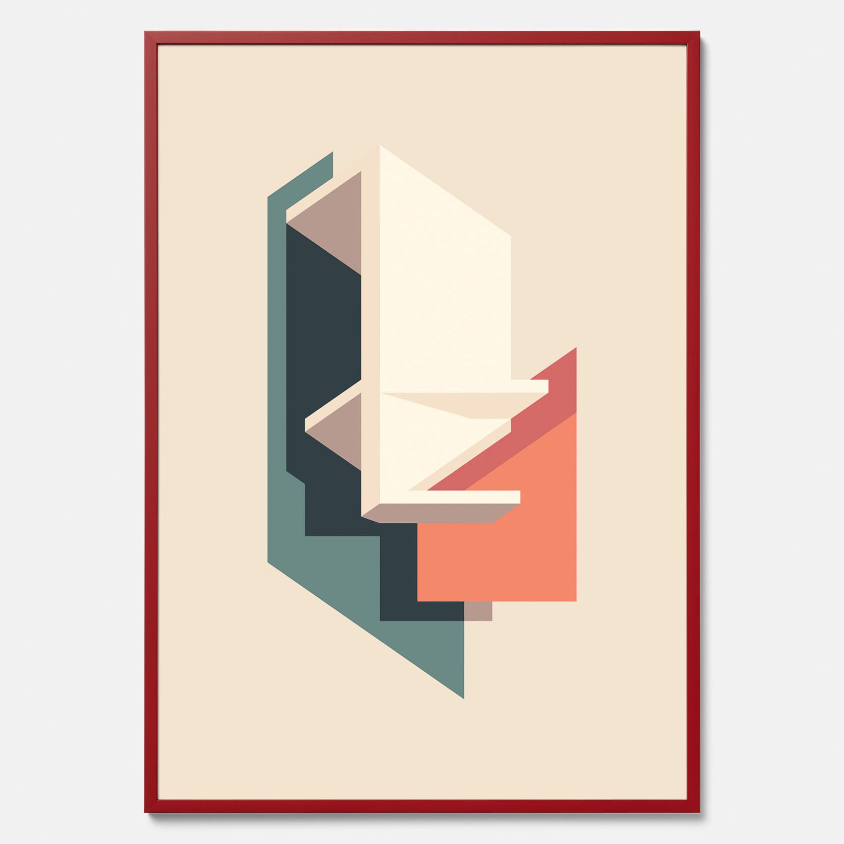 Abstract architecture No.2 poster – Abstrakt illustration