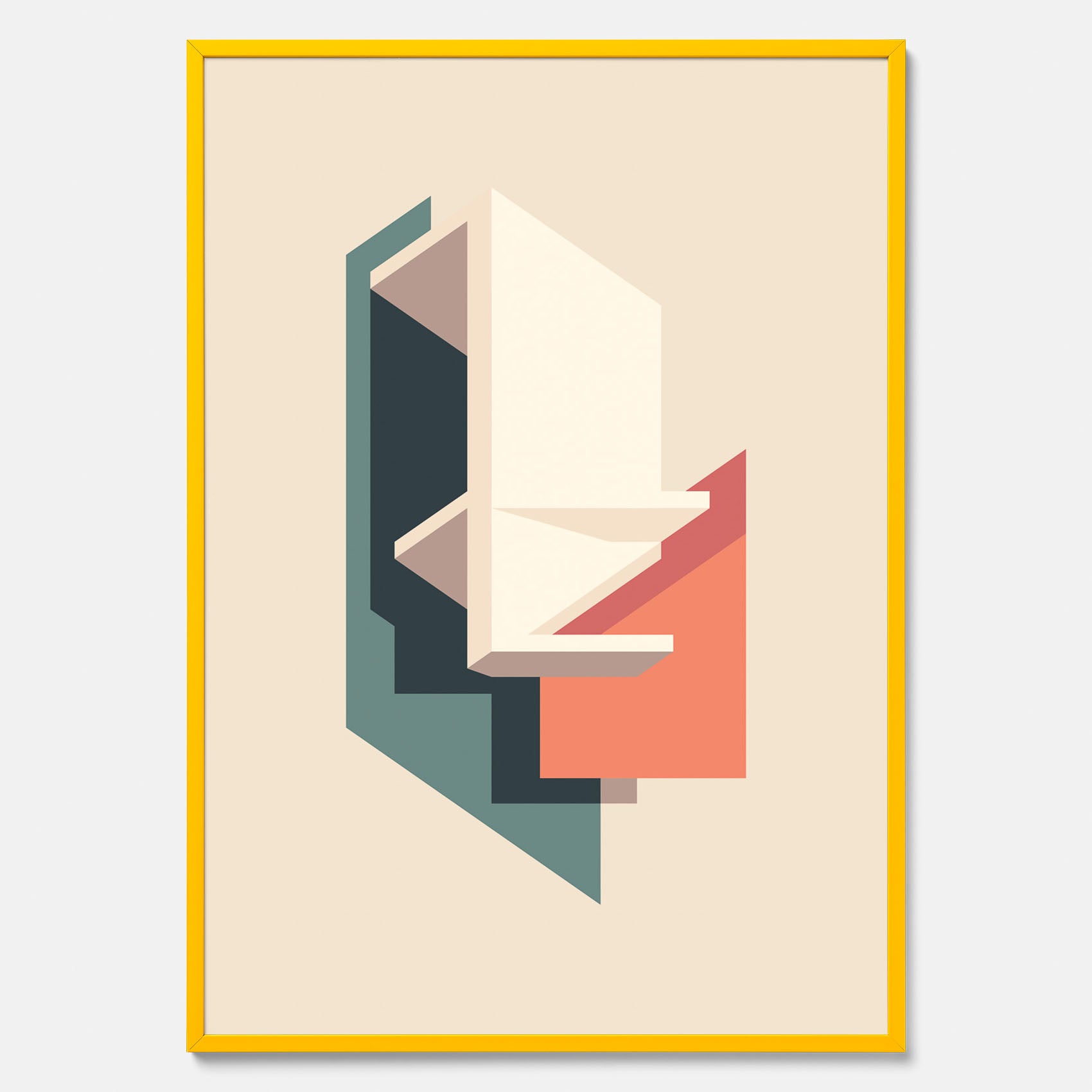 Abstract architecture No.2 poster – Abstrakt illustration