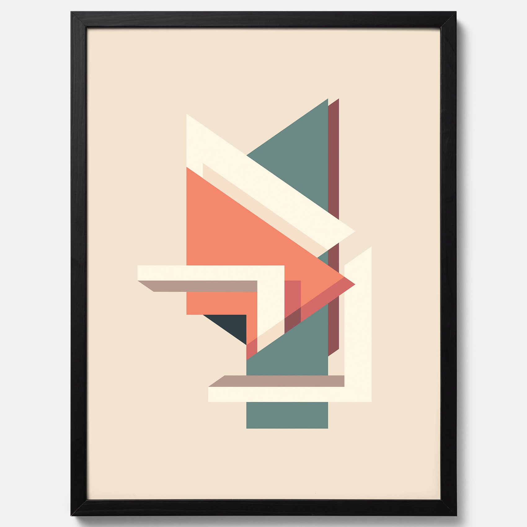 Abstract architecture No.3 poster – Abstrakt illustration