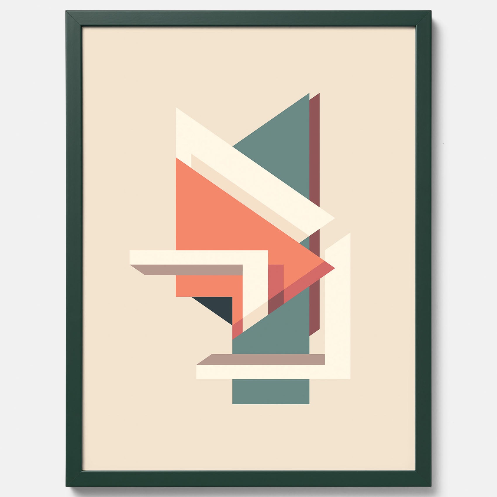 Abstract architecture No.3 poster – Abstrakt illustration