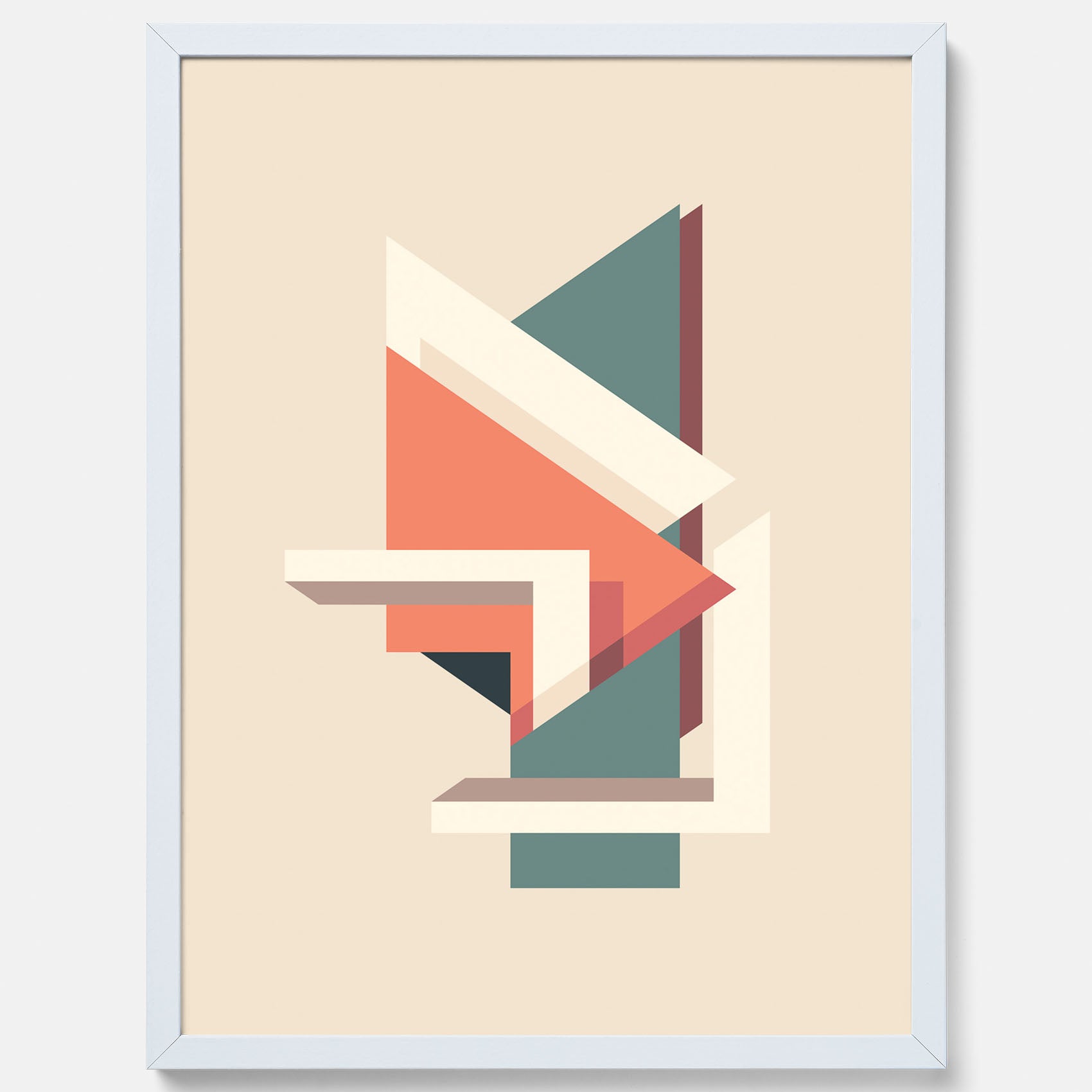 Abstract architecture No.3 poster – Abstrakt illustration