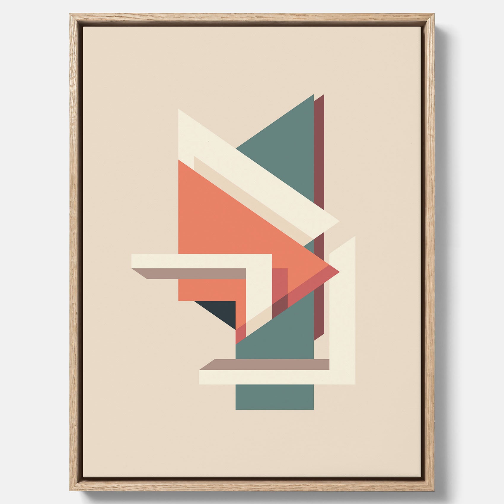Abstract architecture No.3 canvas – Abstrakt illustration