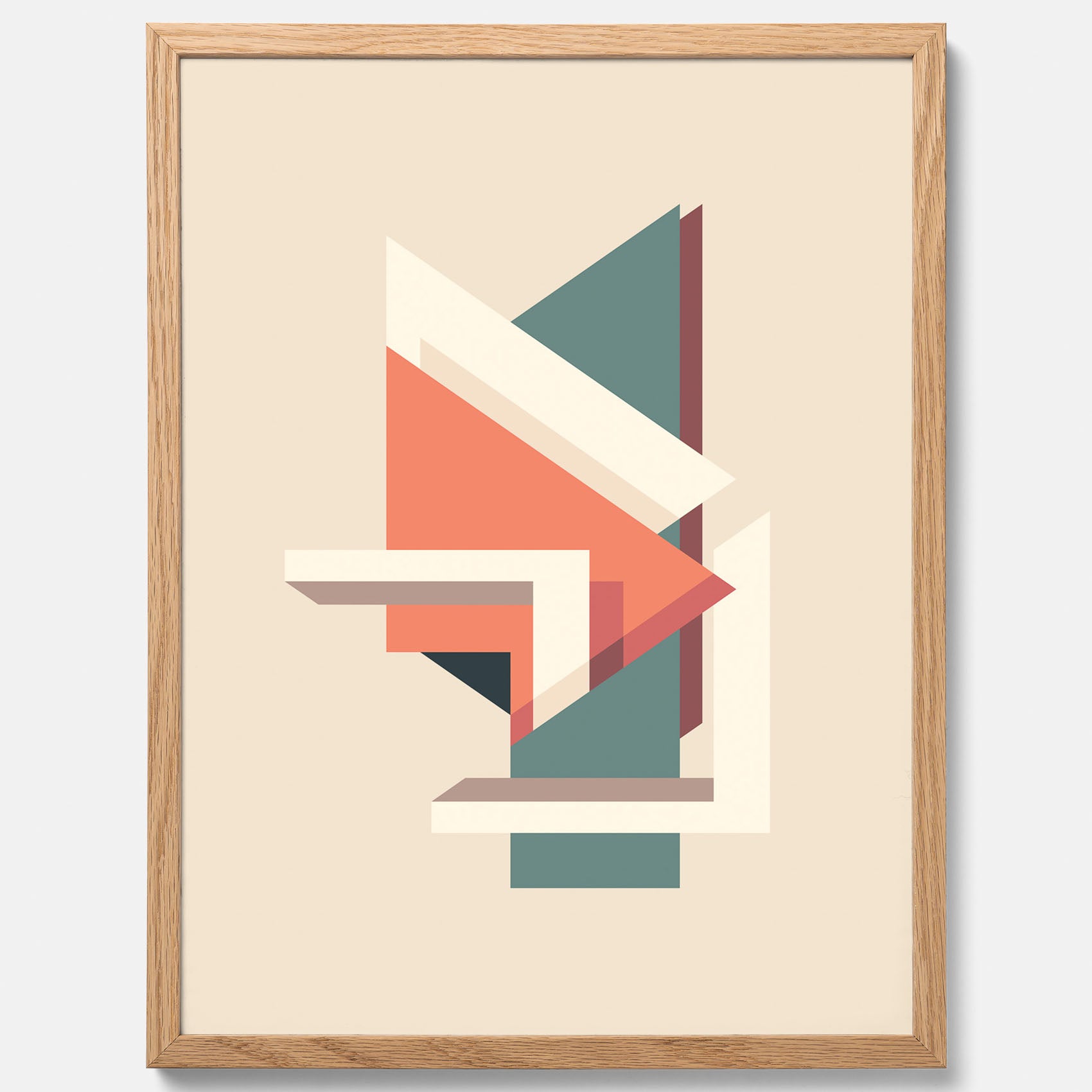 Abstract architecture No.3 poster – Abstrakt illustration